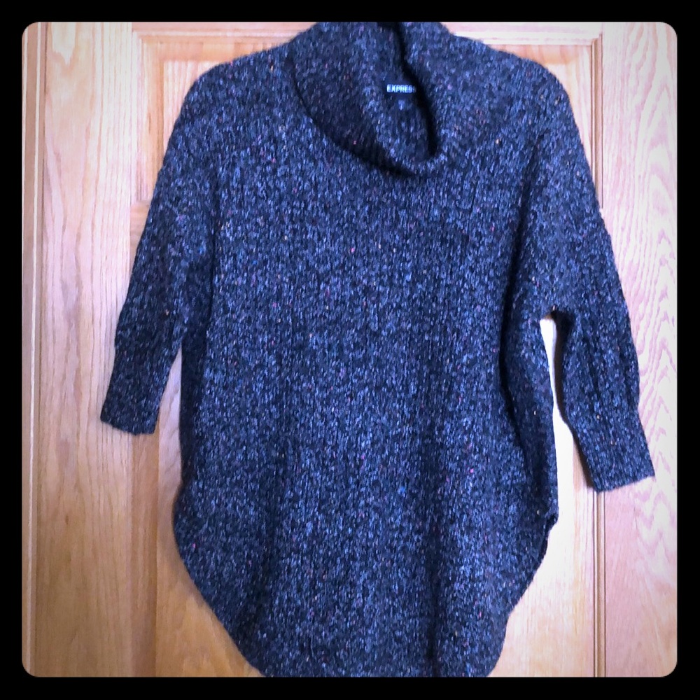 Express cowl neck sweater sz small